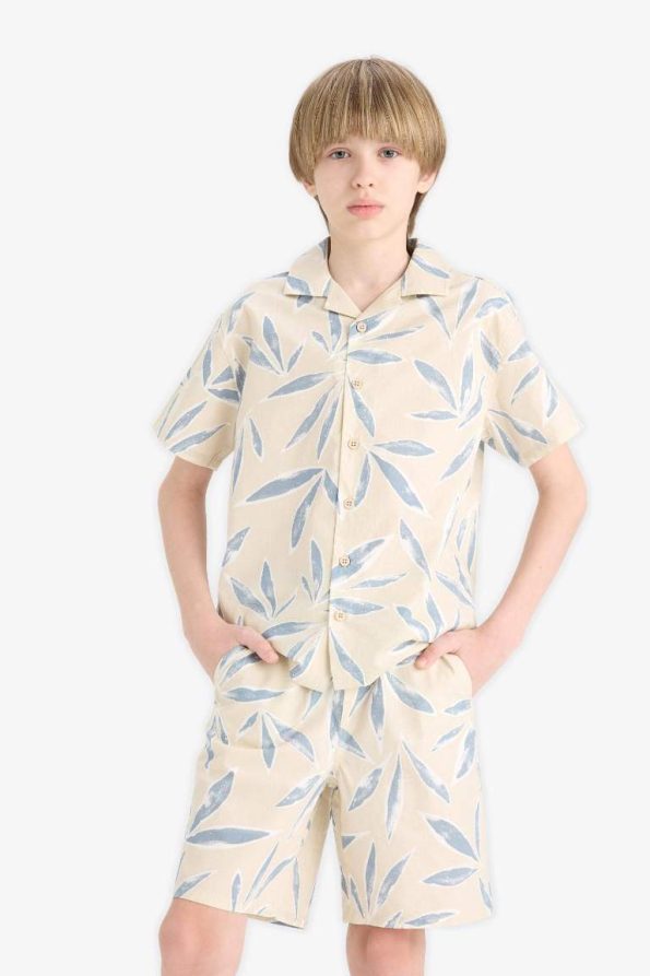 Boys' Patterned Parachute Shorts