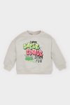 Boys' Printed Crew Neck Sweatshirt