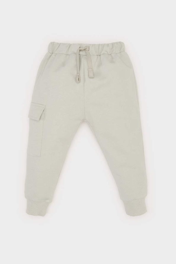 Boys' Baby Jogger Pants with Elastic Waist and Pockets