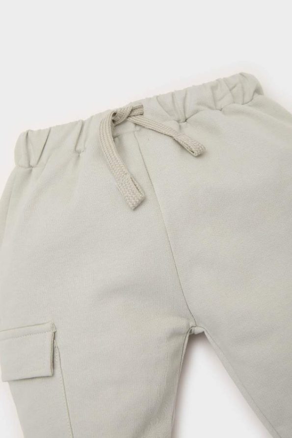 Boys' Baby Jogger Pants with Elastic Waist and Pockets