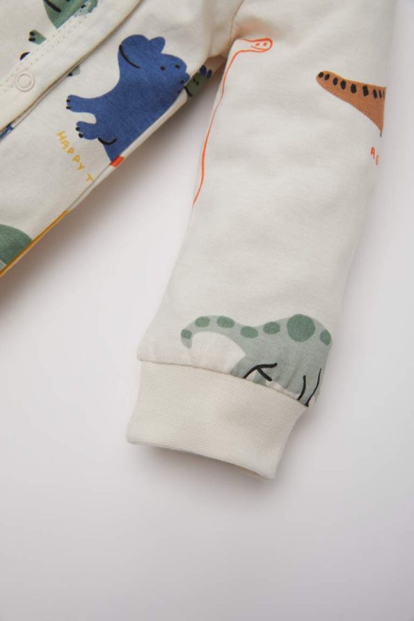 Baby Boys' Newborn Dinosaur Print Long Sleeve Bodysuit