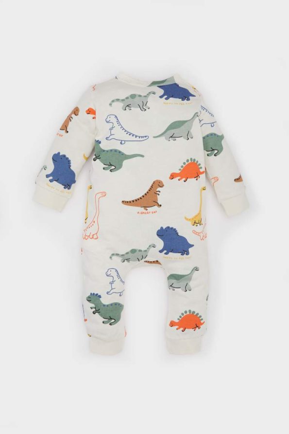 Baby Boys' Newborn Dinosaur Print Long Sleeve Bodysuit