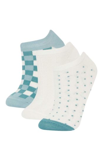 Girls' Cotton Ankle Socks Set of 3