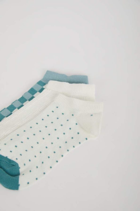 Girls' Cotton Ankle Socks Set of 3