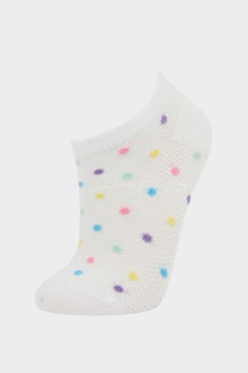 Girls' Cotton 5-Pack Ankle Socks