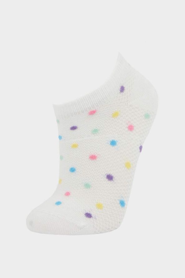 Girls' Cotton 5-Pack Ankle Socks