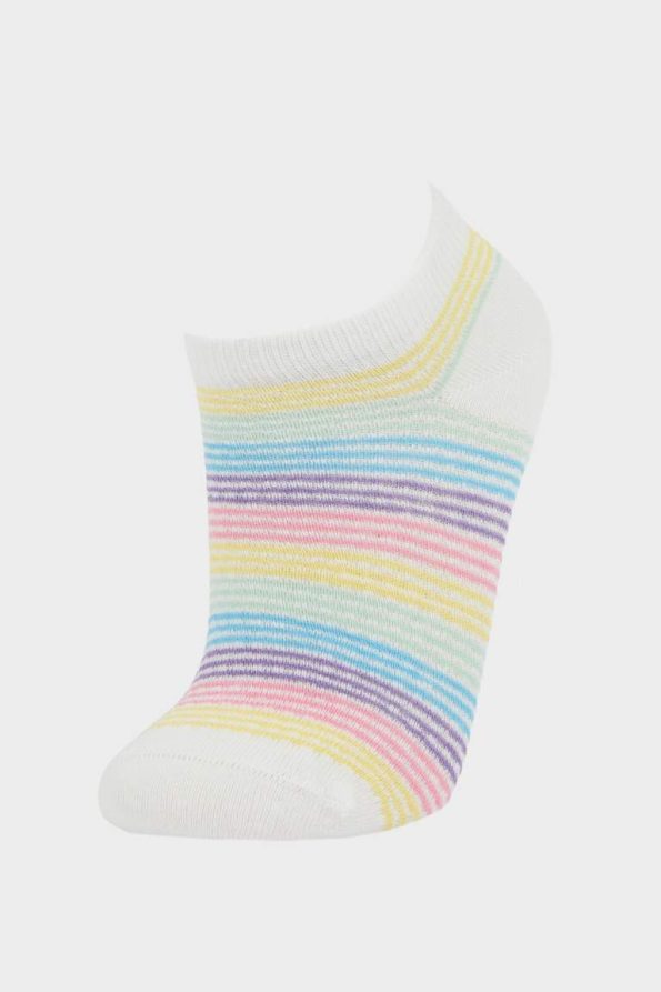 Girls' Cotton 5-Pack Ankle Socks