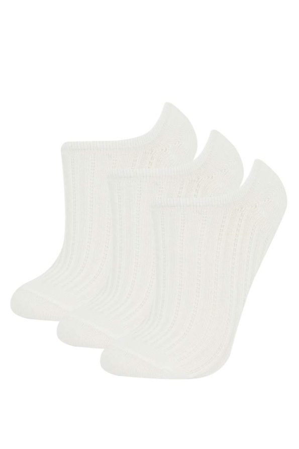Girls' Cotton 3-Pack Ankle Socks