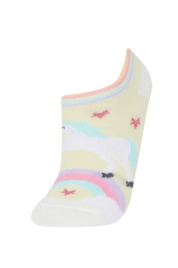 Girls' Cotton Ankle Socks - Set of 3