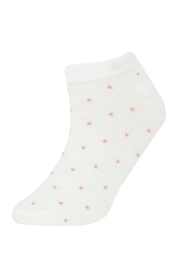 Girls' Cotton Ankle Socks - Set of 3