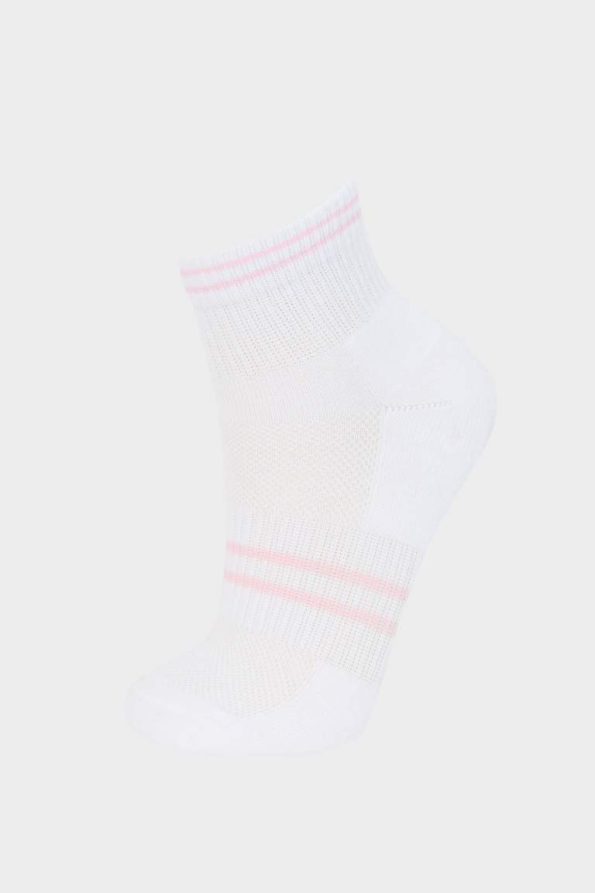Girls' 5-Pack Cotton Ankle Socks