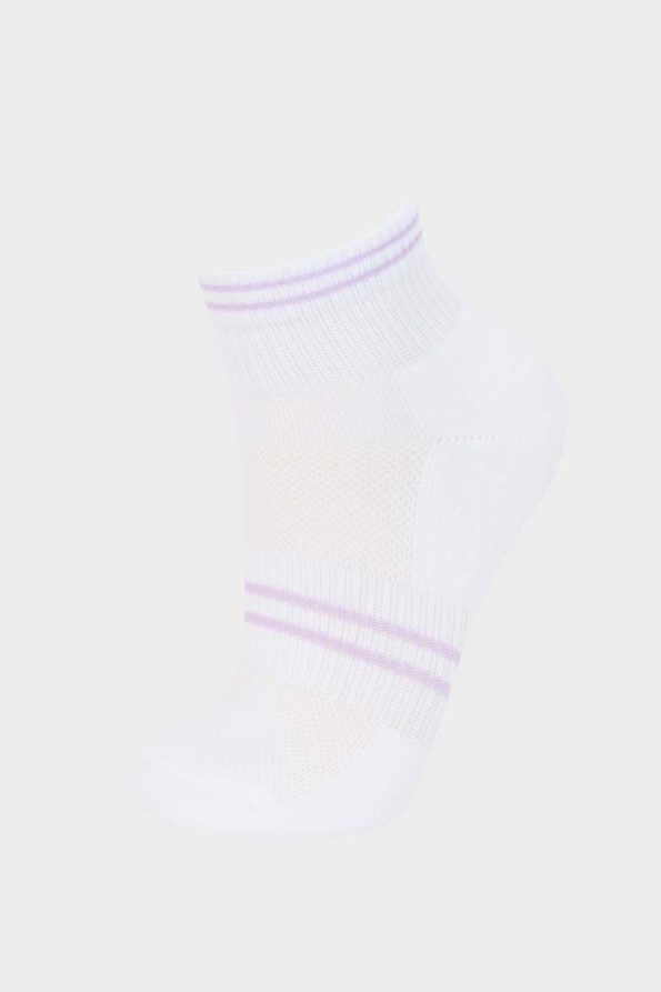 Girls' 5-Pack Cotton Ankle Socks