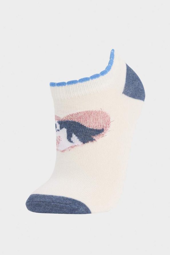 Girls' Cotton 3-Pack Ankle Socks