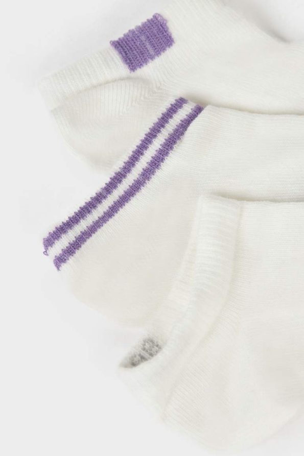 Girls' Cotton Ankle Socks Set of 3