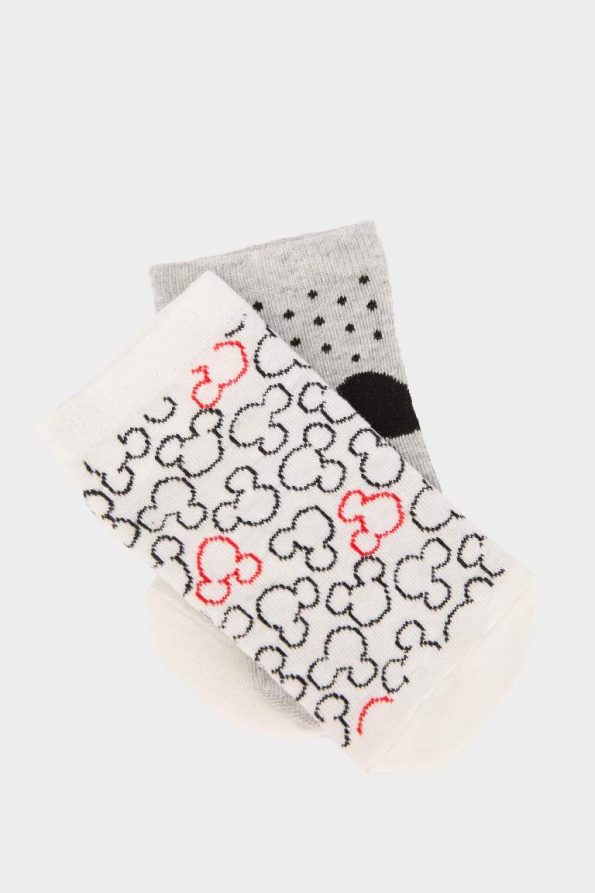 Girls' Disney Mickey & Minnie 3-Pack Cotton Ankle Socks