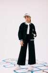 Girls' Wide Leg Cotton School Trousers