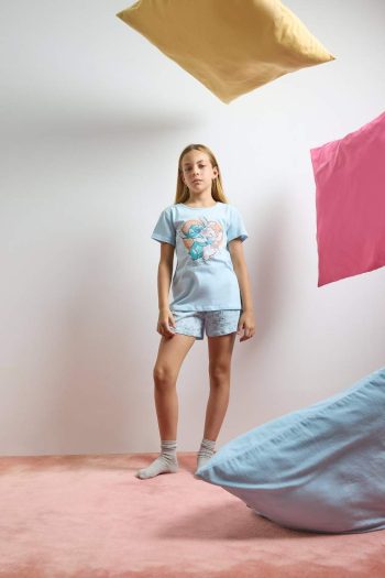 Girls' Disney Lilo & Stitch Short Sleeve Pajama Set