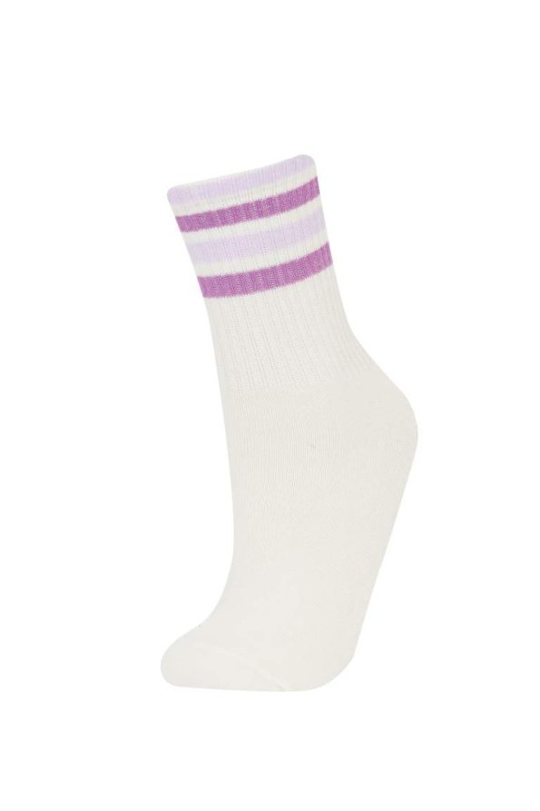 Girls' Cotton Long Socks Set of 3