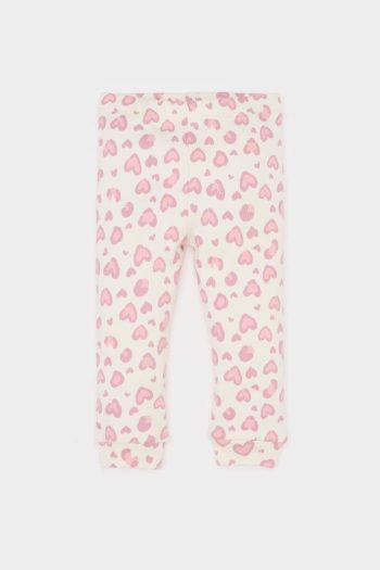 Leopard Print Long Sleeve Bodysuit and Pants Set for Baby Girls