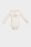 Baby Girl Newborn Rainbow Print Long Sleeve Snap Bodysuit