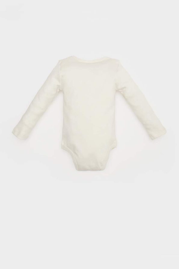 Baby Girl Newborn Rainbow Print Long Sleeve Snap Bodysuit