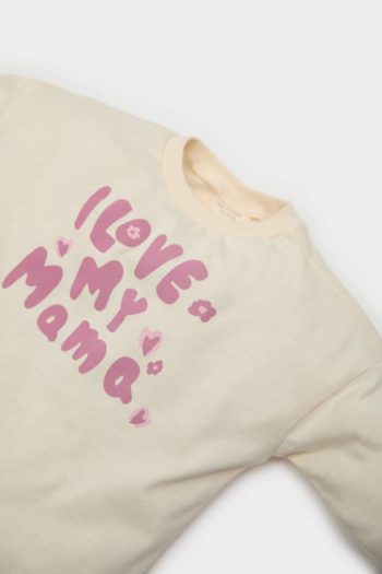 Baby Girl Newborn Printed Cotton Long Sleeve T-Shirt Set