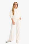 Girls' Wide Leg School Sweatpants