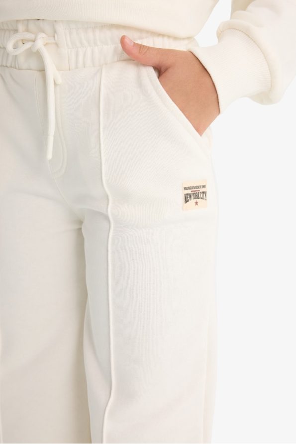 Girls' Wide Leg School Sweatpants