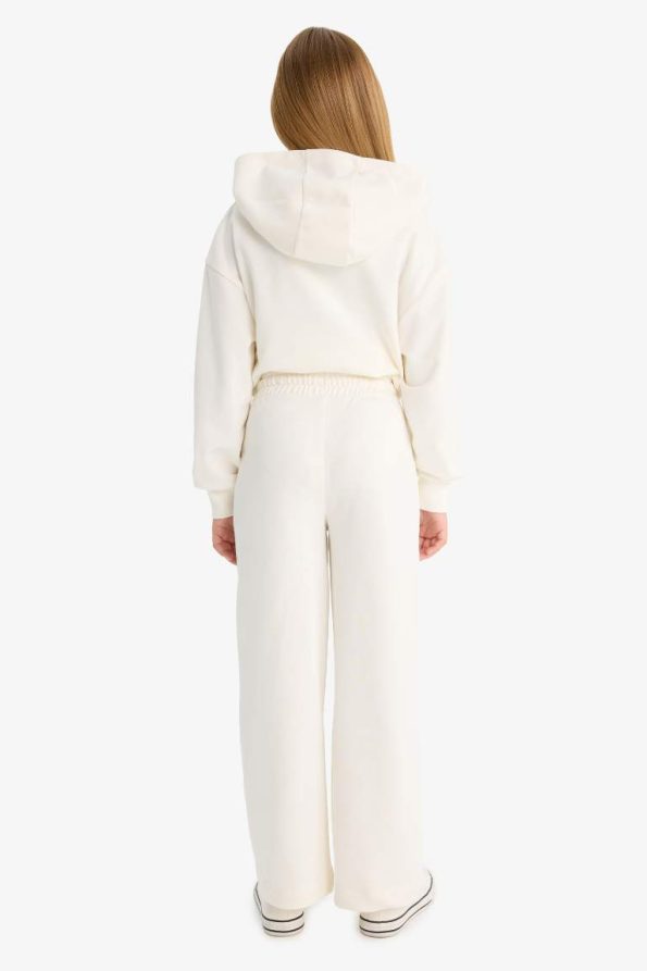 Girls' Wide Leg School Sweatpants