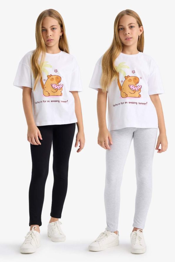 Girls' 2-Piece Leggings Set