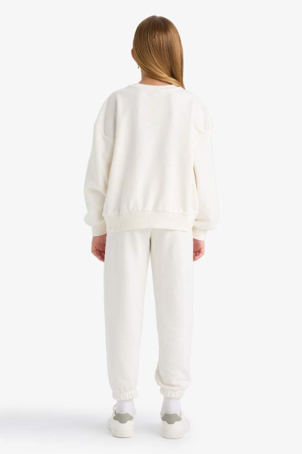 Girls' 2-Piece Printed Sweatshirt and Joggers Set