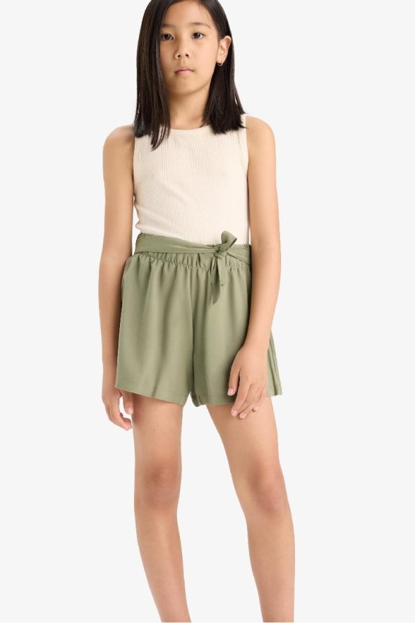 Girls' Elastic Waist Shorts