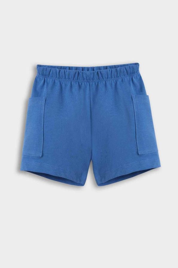Boys' 2-Piece Set with Palm Print Short Sleeve T-Shirt and Elastic Waist Shorts