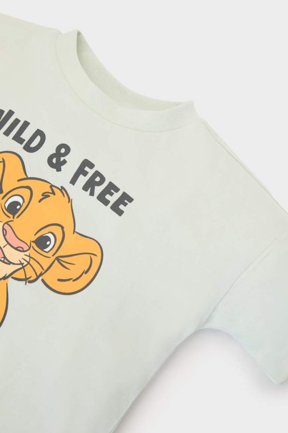Boys' Disney Lion King 2-Piece Set with Short Sleeve T-Shirt and Elastic Waist Shorts