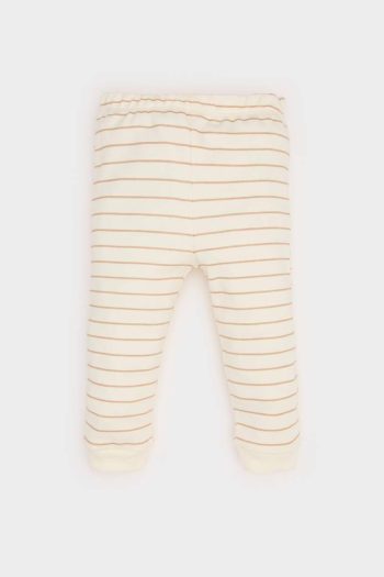 Boys' Dinosaur Print Long Sleeve Pajama Set with Elastic Waist Pants