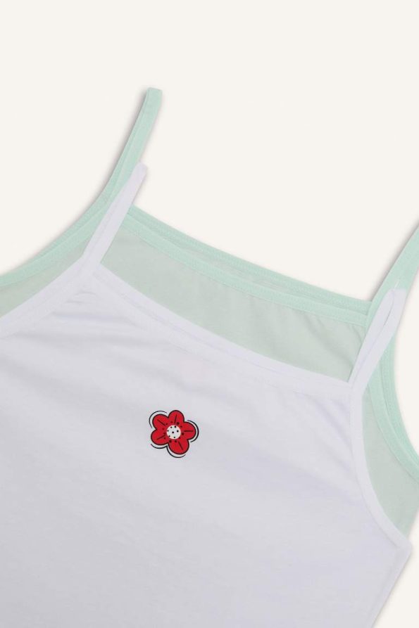 Girls' Floral 2-Piece Tank Top