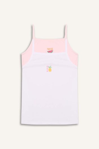 Girls' Fruit Print 2-Piece Tank Top Set