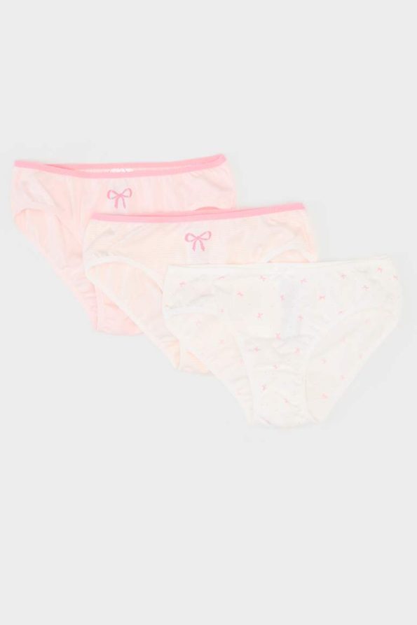 Girls' Printed 3-Pack Briefs