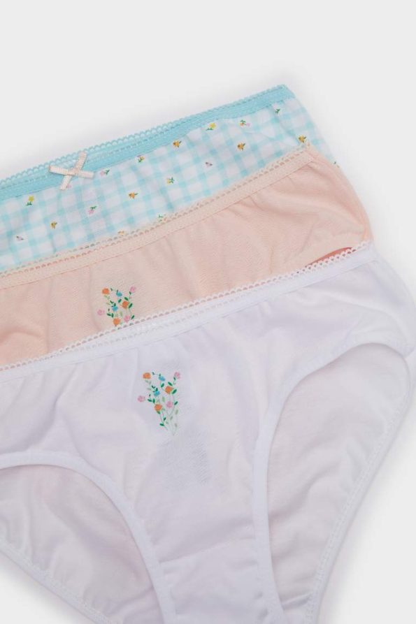 Girls' Floral 3-Pack Briefs