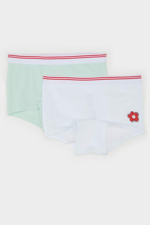 Girls' Floral 2-Pack Boxer Briefs