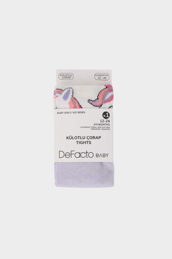 Seamless Cotton Tights for Baby Girls
