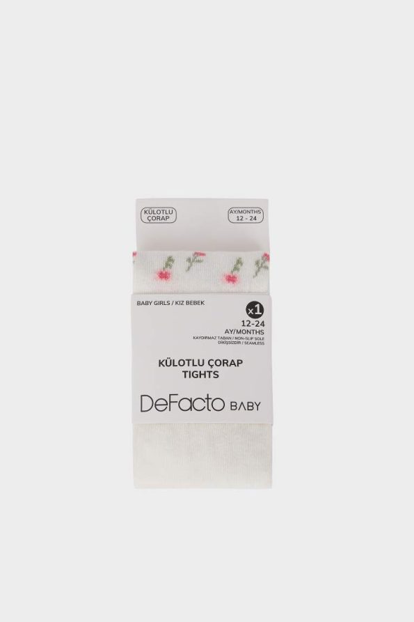 Seamless Cotton Tights for Baby Girls