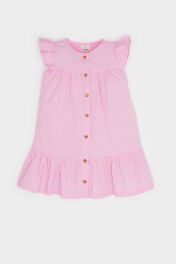 Girls' Cotton Sleeveless Summer Dress
