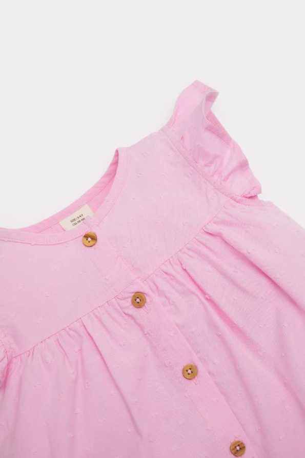 Girls' Cotton Sleeveless Summer Dress