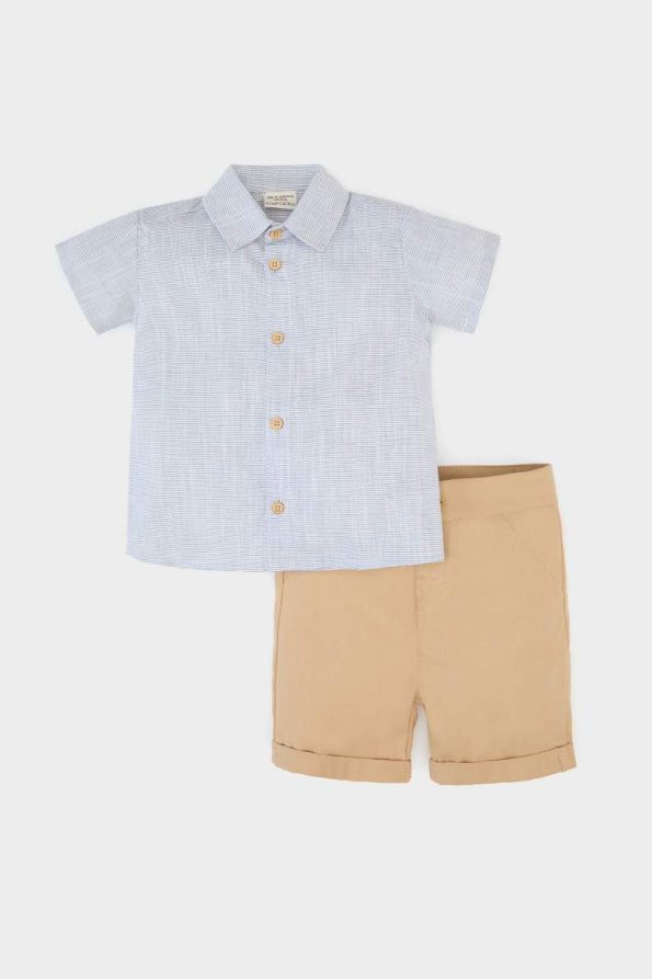 Boys' Baby 2-Piece Set Short Sleeve Shirt and Shorts