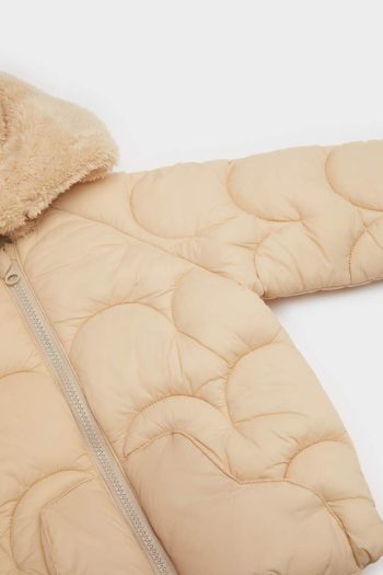 Boys' Hooded Zip-Up Quilted Jacket
