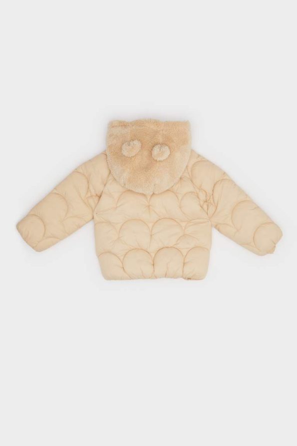 Boys' Hooded Zip-Up Quilted Jacket