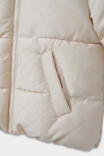 Boys' Waterproof Hooded Zippered Puffer Jacket