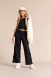 Girls' Wide Leg Waffle Pants
