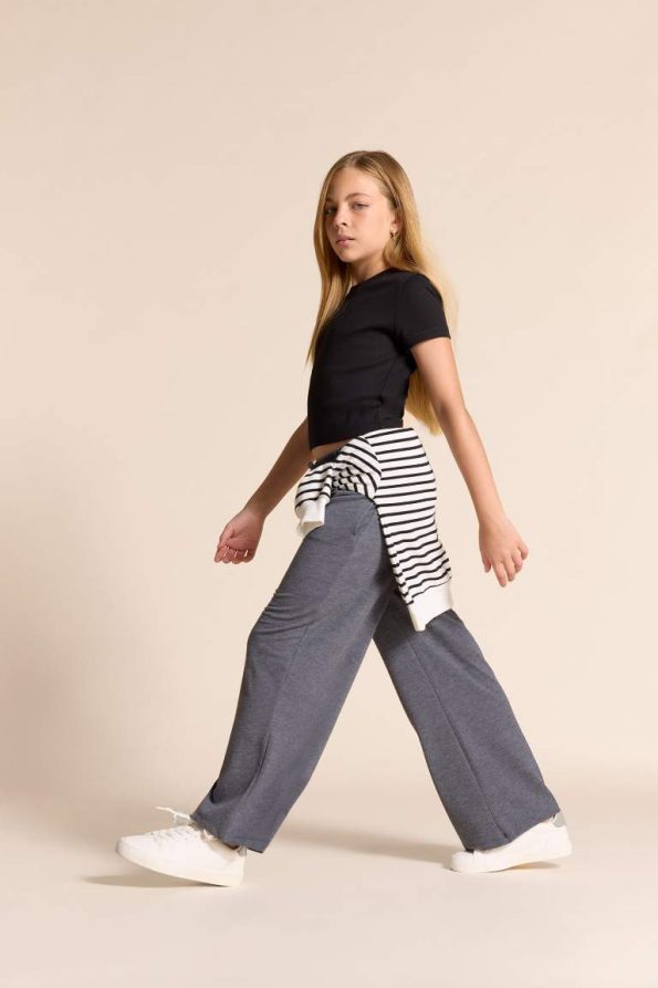 Girls' Wide Leg Trousers